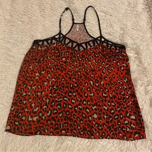 Leopard Print Women's Top